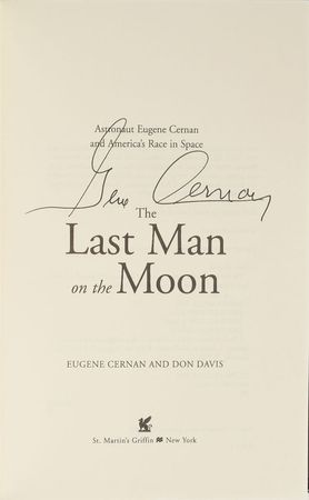Lot #402 Gene Cernan and James Lovell Books - Image 1
