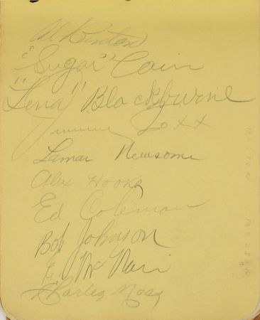 Lot #853 Baseball: 1930s: Foxx, Hornsby, Grove, and Goslin highlight a mid-1930s autograph album - Image 2