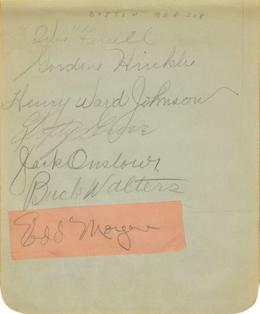 Lot #853 Baseball: 1930s: Foxx, Hornsby, Grove, and Goslin highlight a mid-1930s autograph album - Image 5