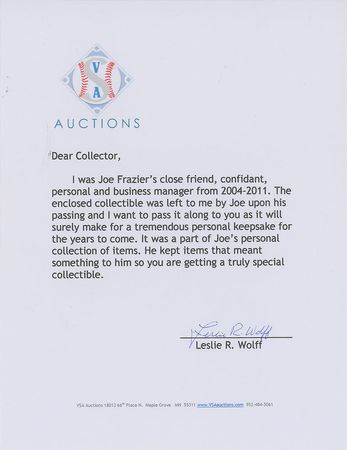 Lot #868 Joe Frazier Jacket - Image 3