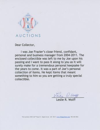 Lot #869 Joe Frazier Robe - Image 3