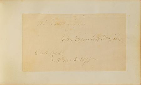 Lot #529 Henry Wadsworth Longfellow Signature - Image 2