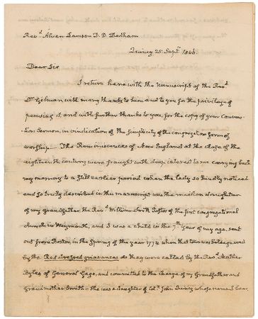 Lot #17 John Quincy Adams: The 79-year-old Adams