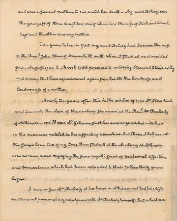 Lot #17 John Quincy Adams: The 79-year-old Adams reflects on faith and family - Image 2