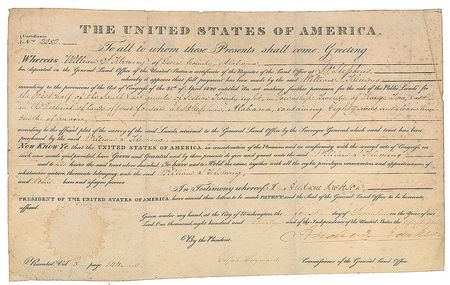 Lot #21 Andrew Jackson Signed Document