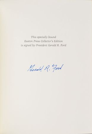 Lot #188 Gerald Ford Book - Image 1
