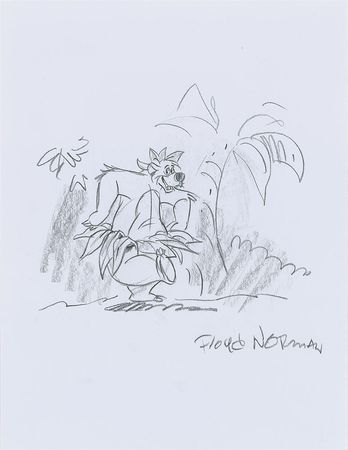 Lot #459 Floyd Norman Sketches - Image 3