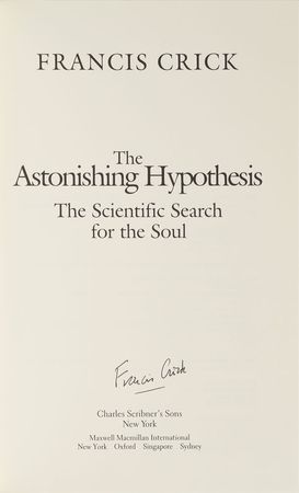 Lot #321 DNA: Francis Crick Book - Image 1