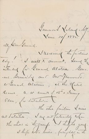 Lot #362 Winfield Scott Hancock Handwritten Letter Signed - Image 2