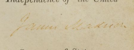 Lot #11 James Madison and James Monroe Signed Document - Image 2