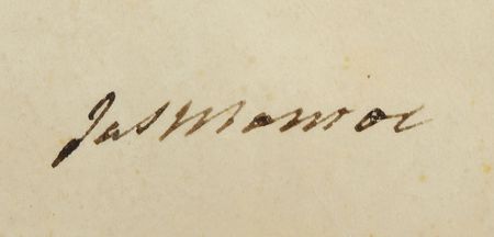 Lot #11 James Madison and James Monroe Signed Document - Image 3