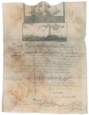 Lot #15 James Monroe and John Quincy Adams Signed