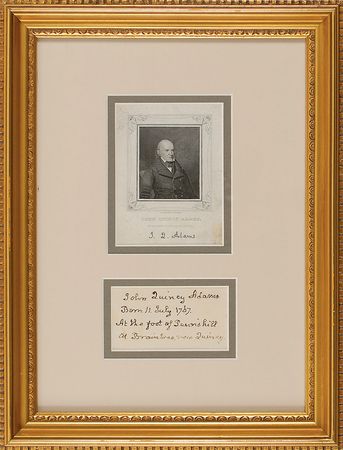 Lot #16 John Quincy Adams Signature - Image 2