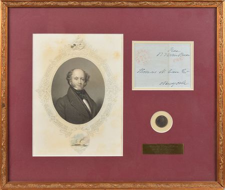 Lot #25 Martin Van Buren Free Frank
