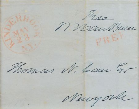 Lot #25 Martin Van Buren Free Frank - Image 2