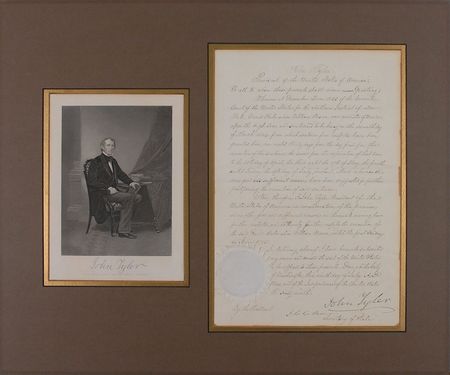 Lot #29 John Tyler: Tyler delays an execution for