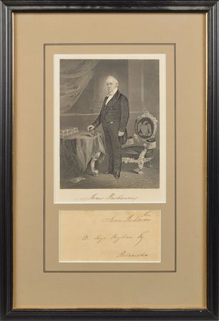 Lot #161 James Buchanan Free Frank - Image 1