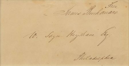 Lot #161 James Buchanan Free Frank - Image 2