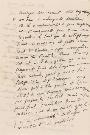 Lot #474 Gustave Flaubert: Poetic criticism from the French master: 