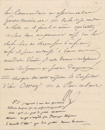 Lot #280 Napoleon Signed Letter - Image 1