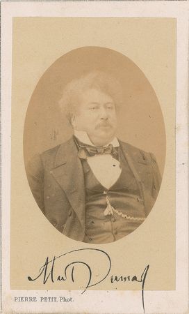 Lot #472 Alexandre Dumas, pere: Striking portrait of the revered Count of Monte Cristo author - Image 1