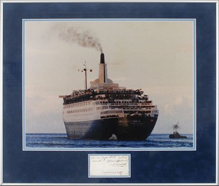 Lot #320 Samuel Cunard Signature - Image 1