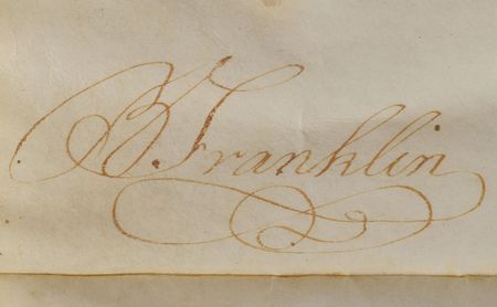 Lot #237 Benjamin Franklin: Beautifully signed 1787 Pennsylvania land grant - Image 2