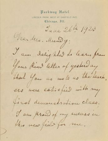 Lot #535 Leopold Auer: Archive compiled by Auer's pupil, a Minnesotan music teacher, including a handwritten speech given before 