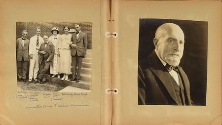 Lot #535 Leopold Auer: Archive compiled by Auer's pupil, a Minnesotan music teacher, including a handwritten speech given before 