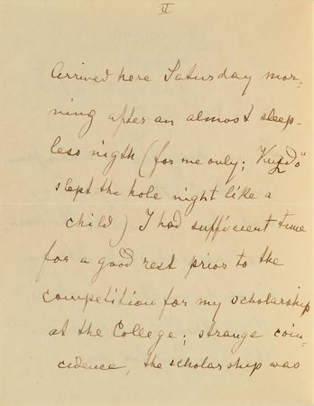 Lot #535 Leopold Auer: Archive compiled by Auer's pupil, a Minnesotan music teacher, including a handwritten speech given before 