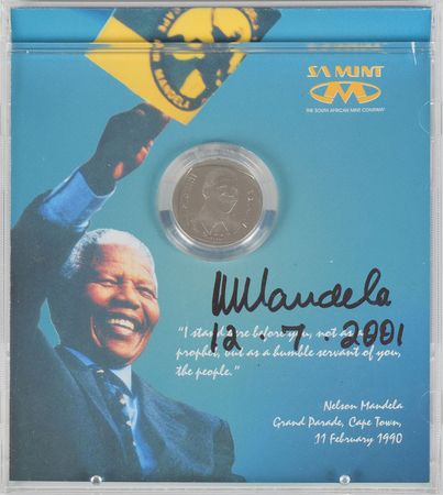 Lot #245 Nelson Mandela Coin Presentation - Image 1