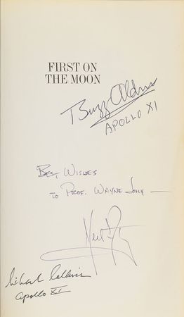 Lot #386 Apollo 11: First on the Moon, fully signed by Armstrong, Aldrin, and Collins - Image 1