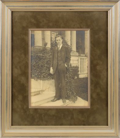 Lot #378 Charles Lindbergh: A grand portrait of Lindy - Image 1