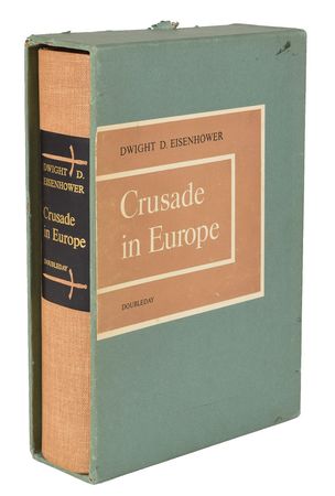 Lot #123 Dwight D. Eisenhower: Limited edition WWII memoir, signed on its desirable D-Day order - Image 3