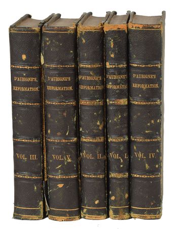 Lot #36 Millard Fillmore: Five-volume set from Fillmore's personal library - Image 1