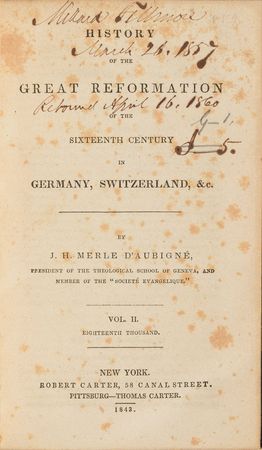 Lot #36 Millard Fillmore: Five-volume set from Fillmore's personal library - Image 4