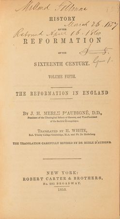 Lot #36 Millard Fillmore: Five-volume set from Fillmore's personal library - Image 5