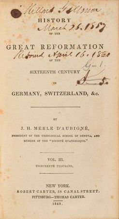 Lot #36 Millard Fillmore: Five-volume set from Fillmore's personal library - Image 6