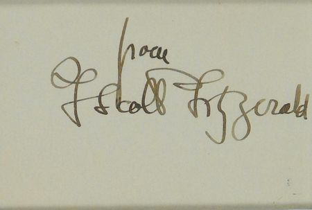 Lot #473 F. Scott Fitzgerald: Choice signature of the Great Gatsby novelist - Image 2