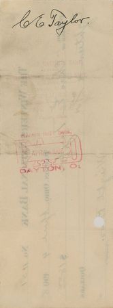 Lot #382 Wilbur Wright: 1908 