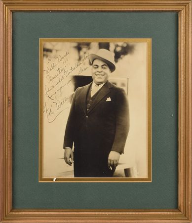 Lot #556 Fats Waller Signed Photograph - Image 1