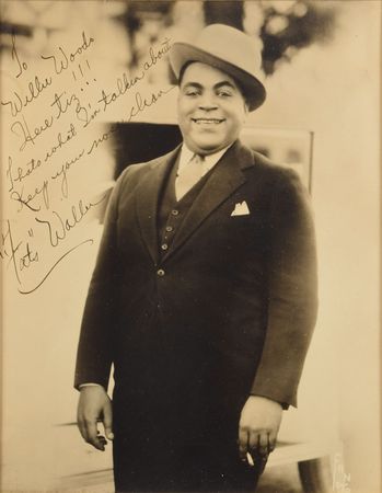 Lot #556 Fats Waller Signed Photograph - Image 2