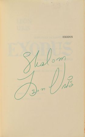 Lot #508 Leon Uris Book - Image 1