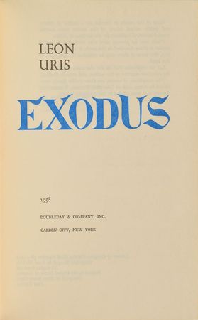 Lot #508 Leon Uris Book - Image 3