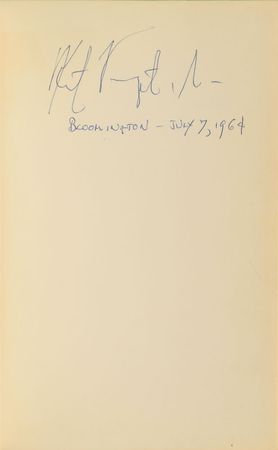 Lot #514 Kurt Vonnegut Book - Image 1