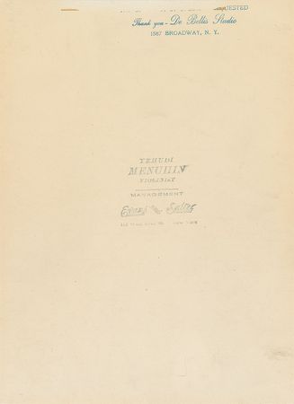 Lot #575 Yehudi Menuhin - Image 2