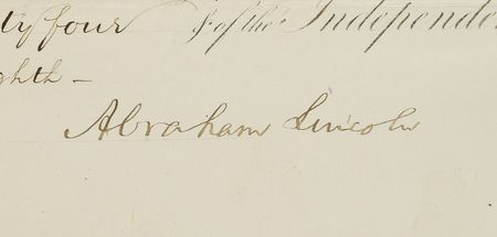 Lot #56 Abraham Lincoln: Lincoln appoints a notable Maine politician - Image 2