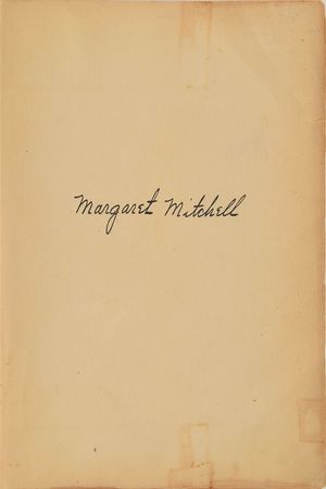 Lot #492 Margaret Mitchell: Scarce uninscribed first printing of Gone With the Wind - Image 1