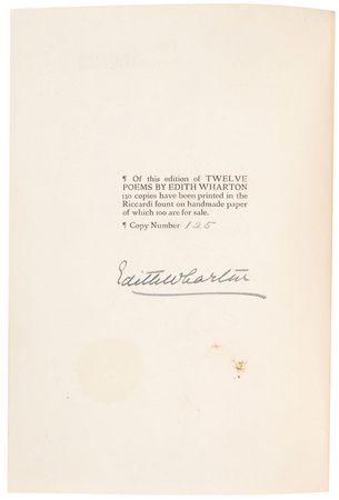 Lot #515 Edith Wharton Book - Image 1