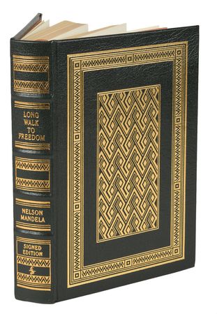 Lot #243 Nelson Mandela: Sought-after Easton Press signed edition - Image 2